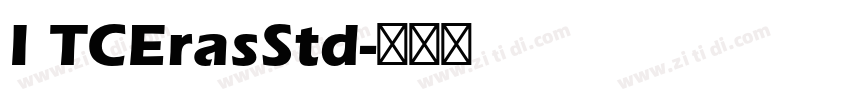 I TCErasStd字体转换